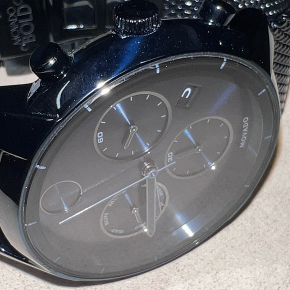 Movado Bold Blue PVD Steel Quartz - Picture 8 of 8